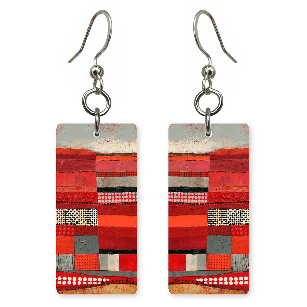 Red Stubborn Joy Earrings | FWX1838