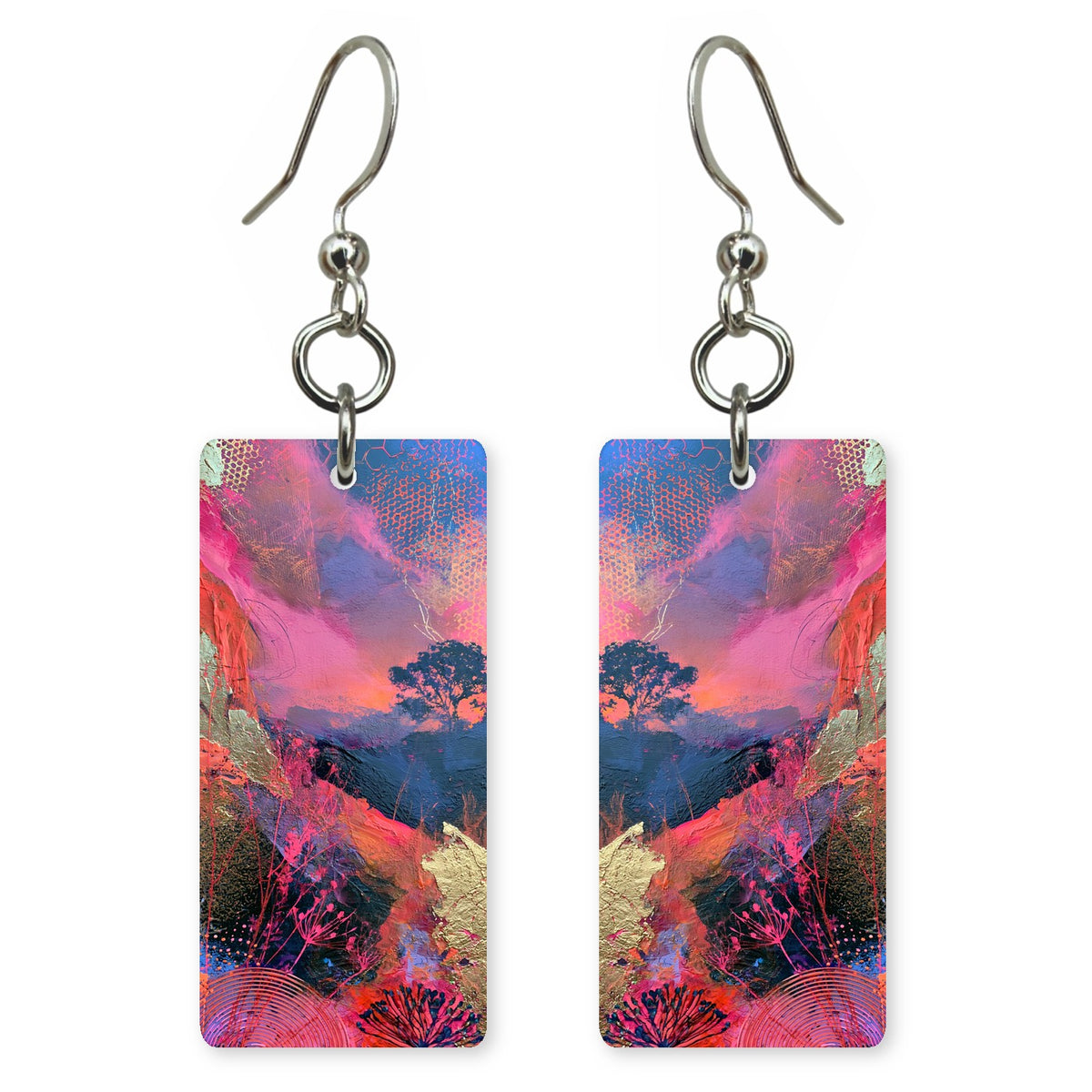 Magenta Wild Longing Earrings | FWX1842