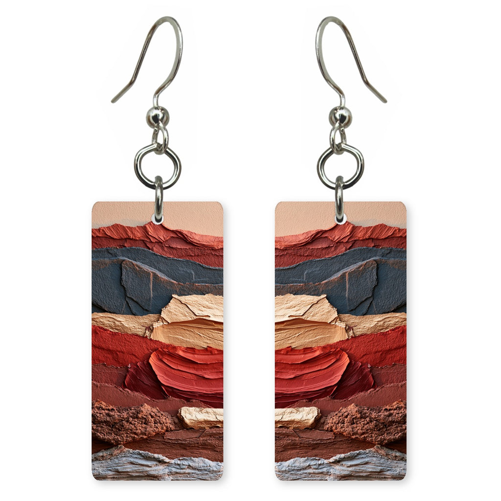 Brick Patient Endurance Earrings | FWX1843