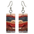 Brick Patient Endurance Earrings | FWX1843