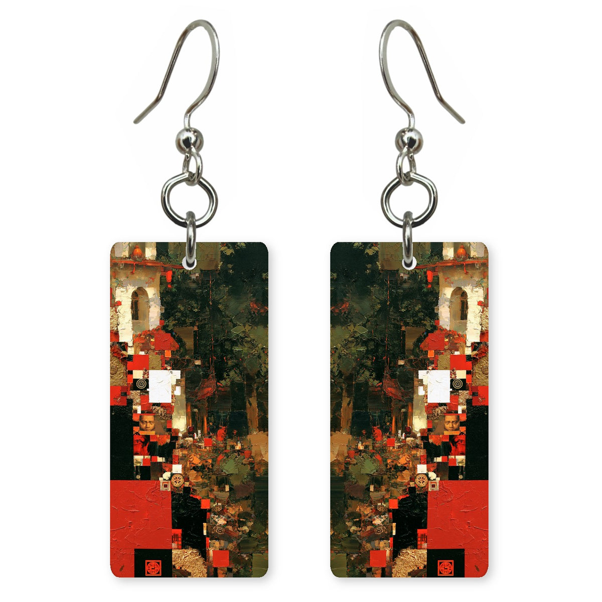 Brick Red Homesick Earrings | FWX1846