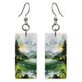 Green Calm Return Earrings | FWX1847