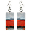Iron Red Resolve Earrings | FWX1848