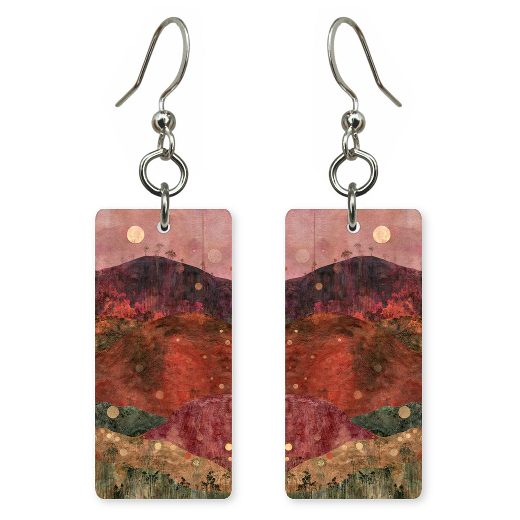 Plum Pink Tenderness Earrings | FWX1850