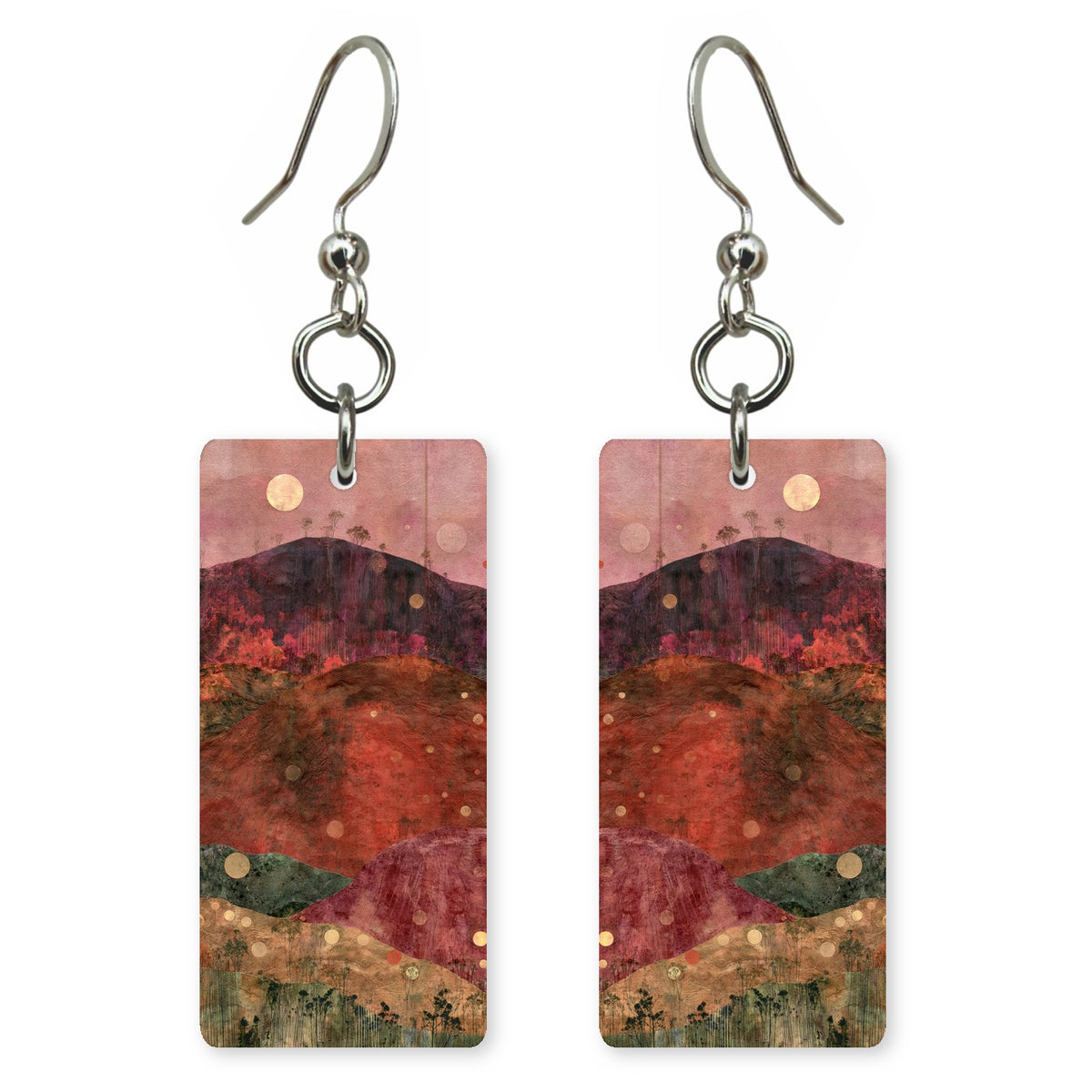 Plum Pink Tenderness Earrings | FWX1850