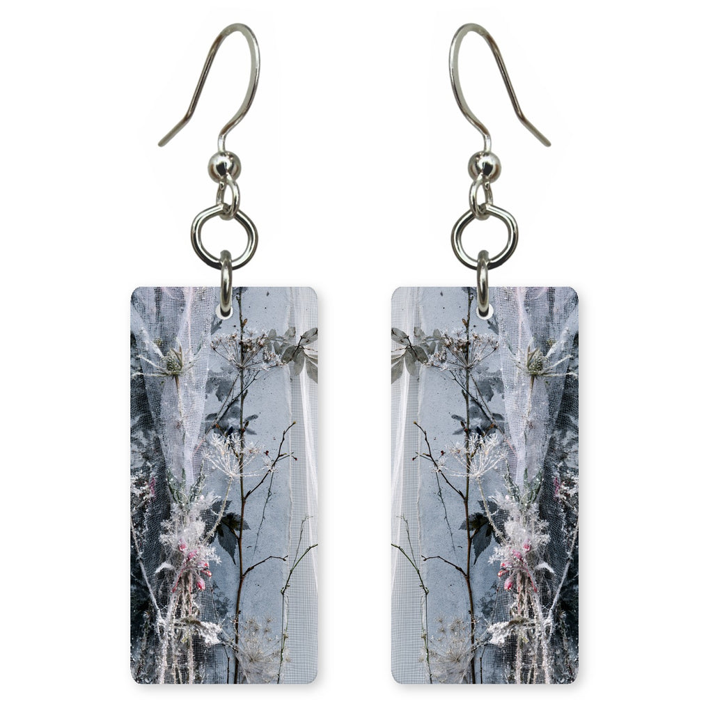 Silver Frost Stillness Earrings | FWX1854