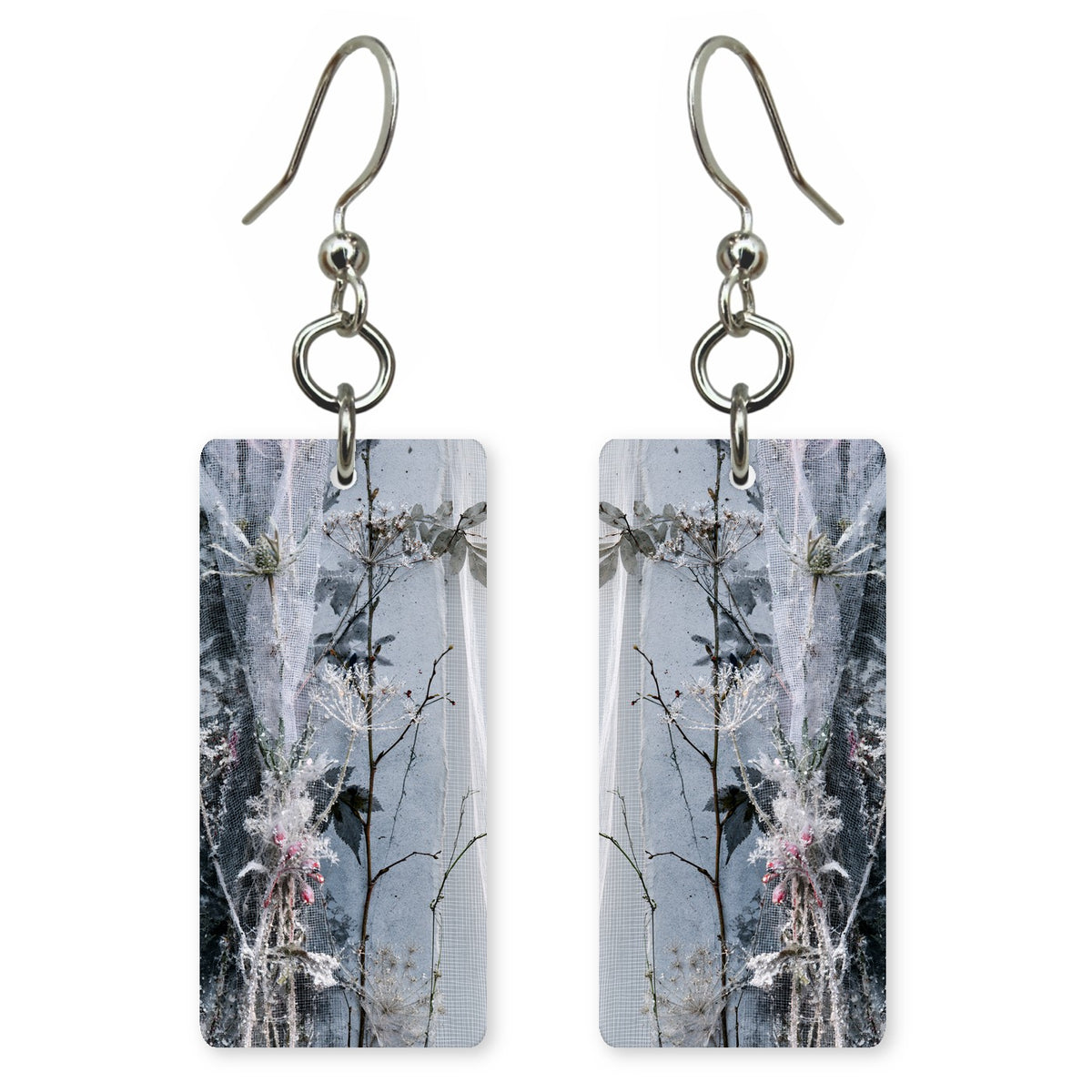 Silver Frost Stillness Earrings | FWX1854