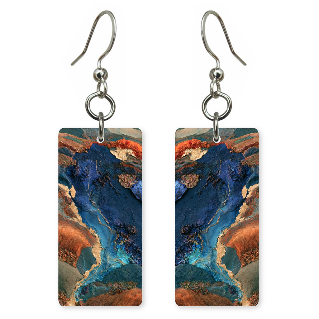 Lapis and Rust Awakening Earrings | FWX1856