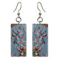 Steel Blue Nostalgia Earrings | FWX1874