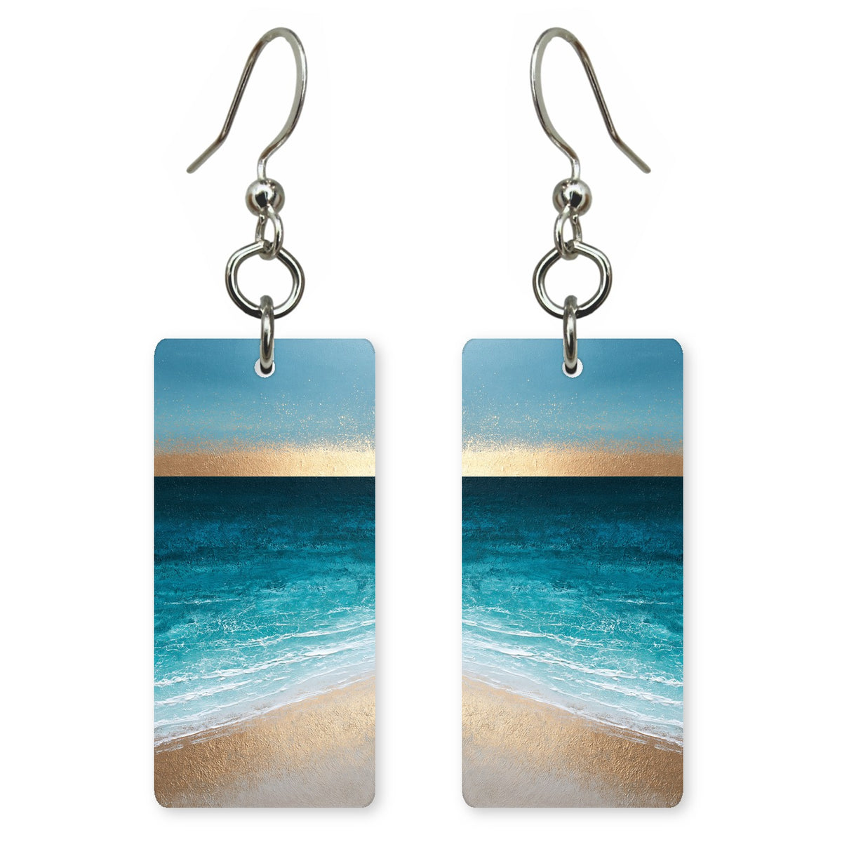 Teal Slow Exhale Earrings | FWX1875