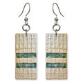 Bone Teal Stillness Earrings | FWX1881