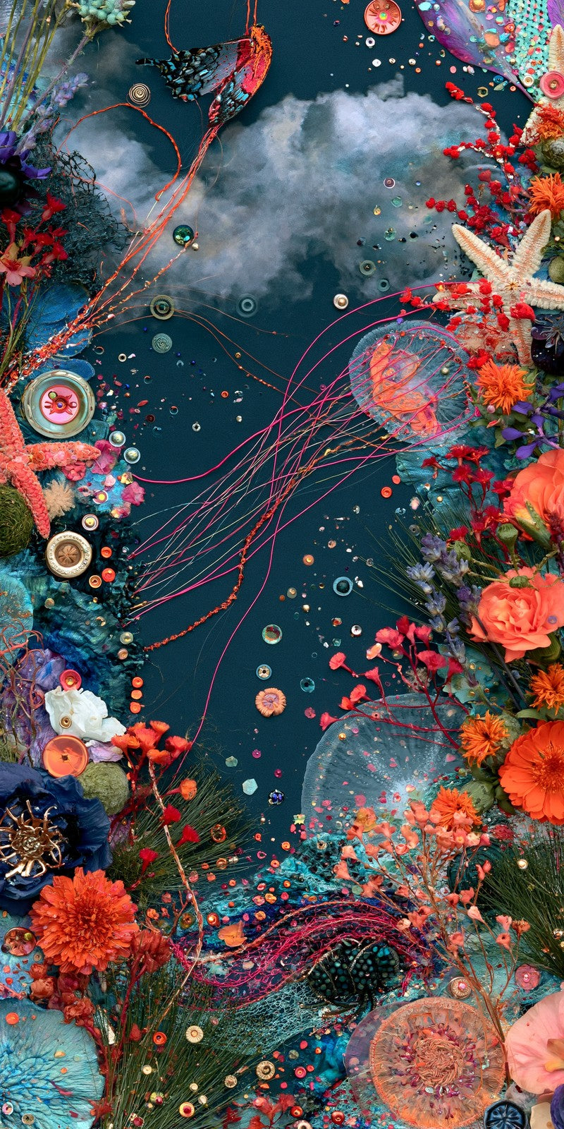 Midnight Coral Wonder Earrings | FWX1882