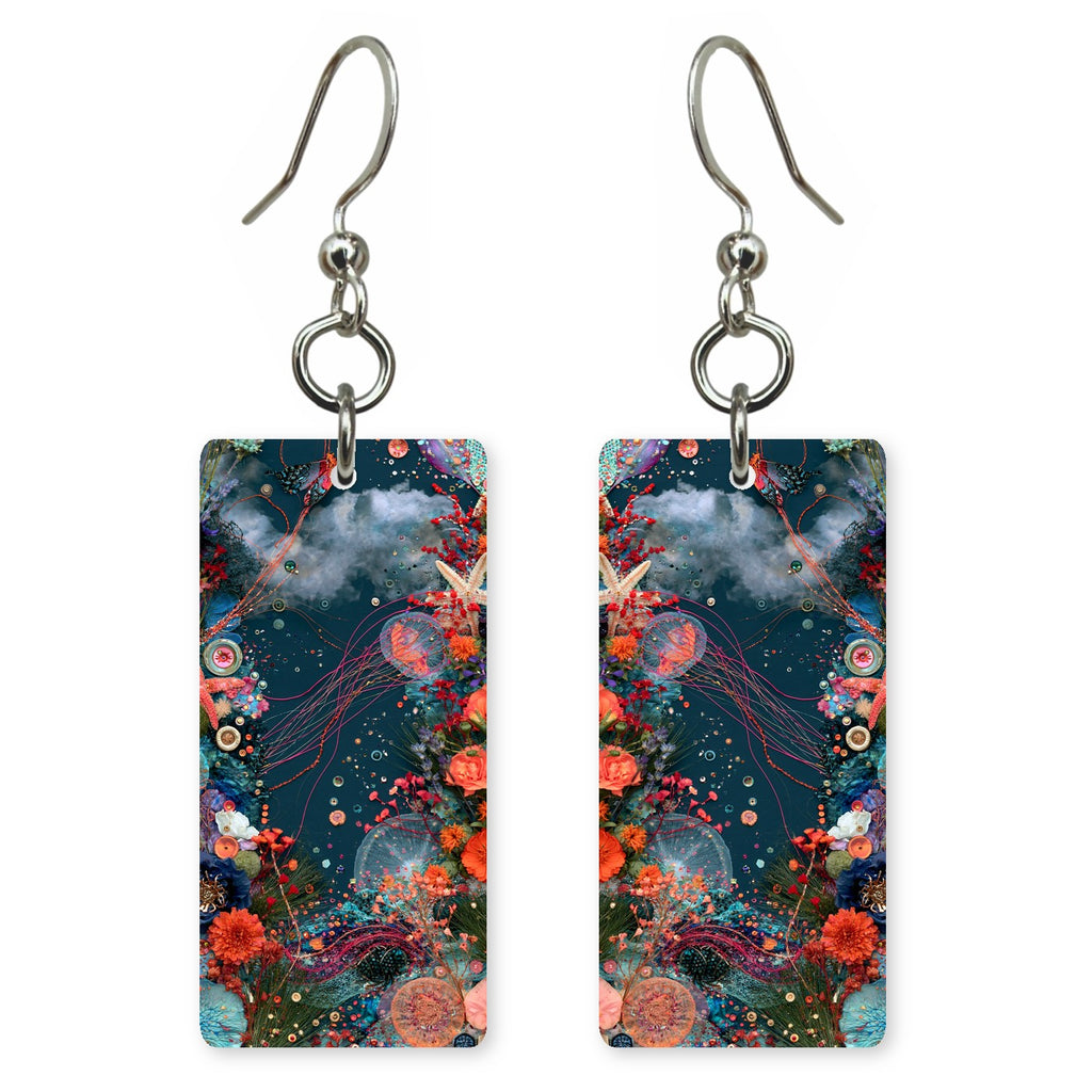 Midnight Coral Wonder Earrings | FWX1882