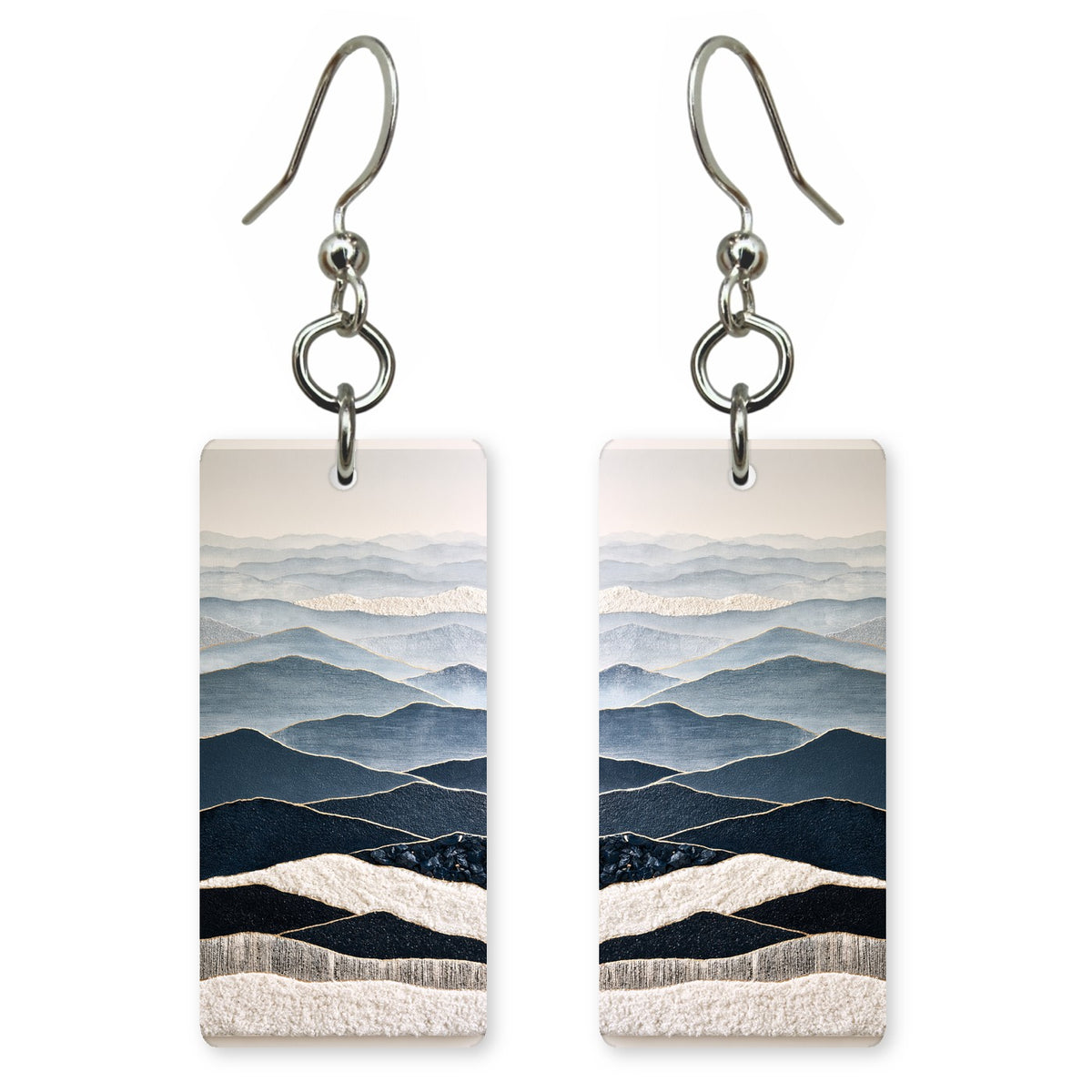 Navy Soft Longing Earrings | FWX1883