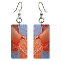 Rust Lavender Honesty Earrings | FWX1893