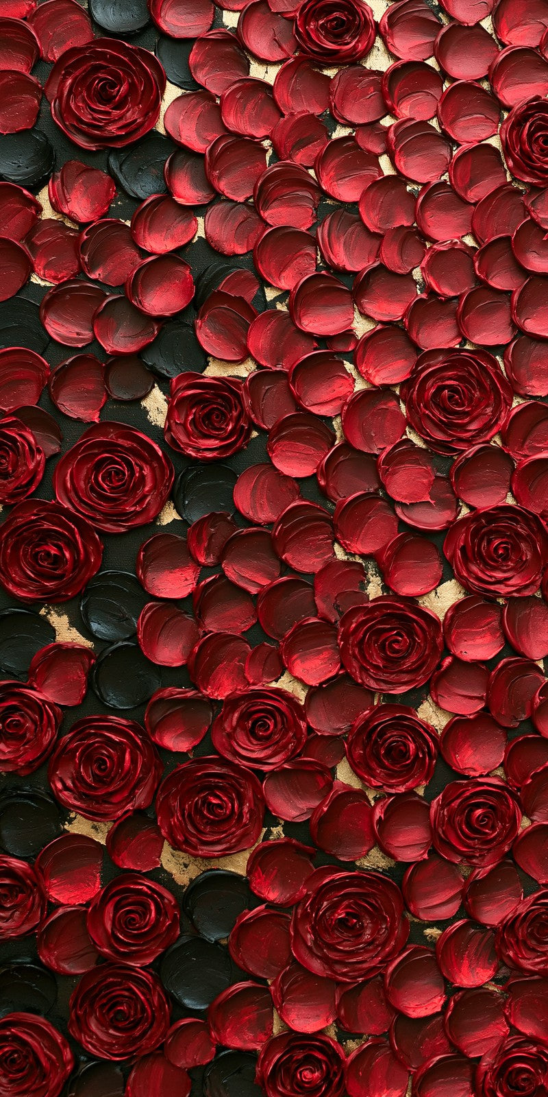 Rose Red Heavy Love Earrings | FWX189