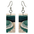 Deep Teal Strength Earrings | FWX1902