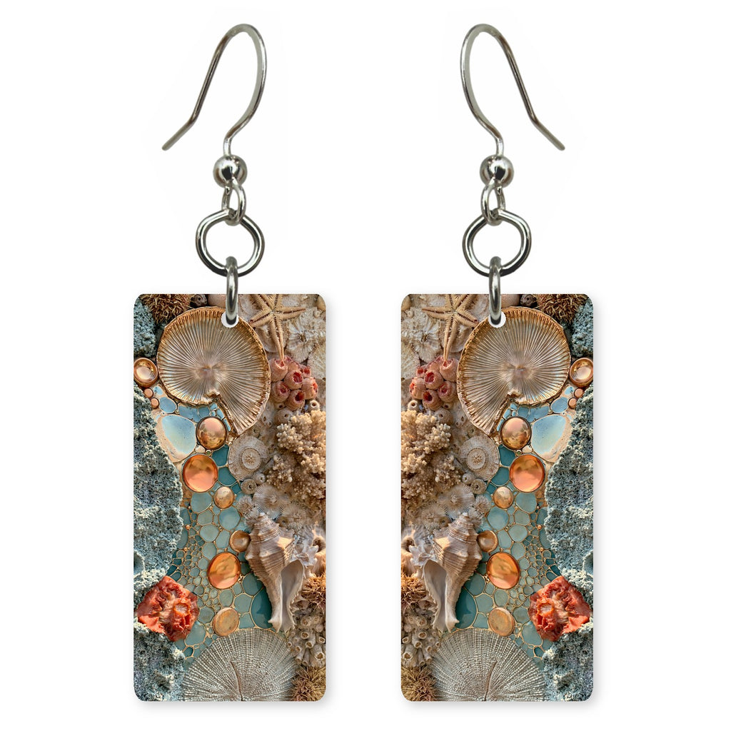 Amber Coral Longing Earrings | FWX1905