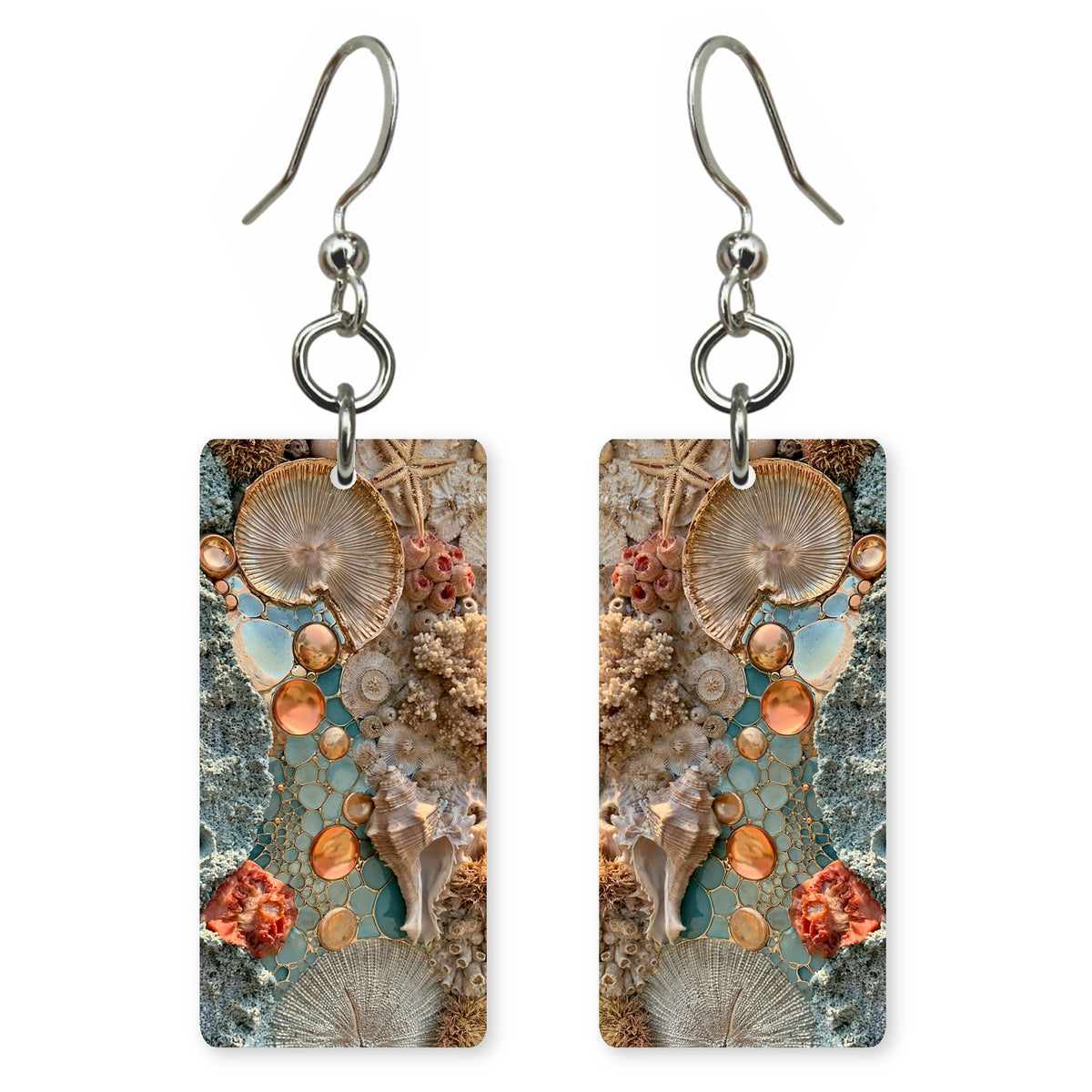Amber Coral Longing Earrings | FWX1905