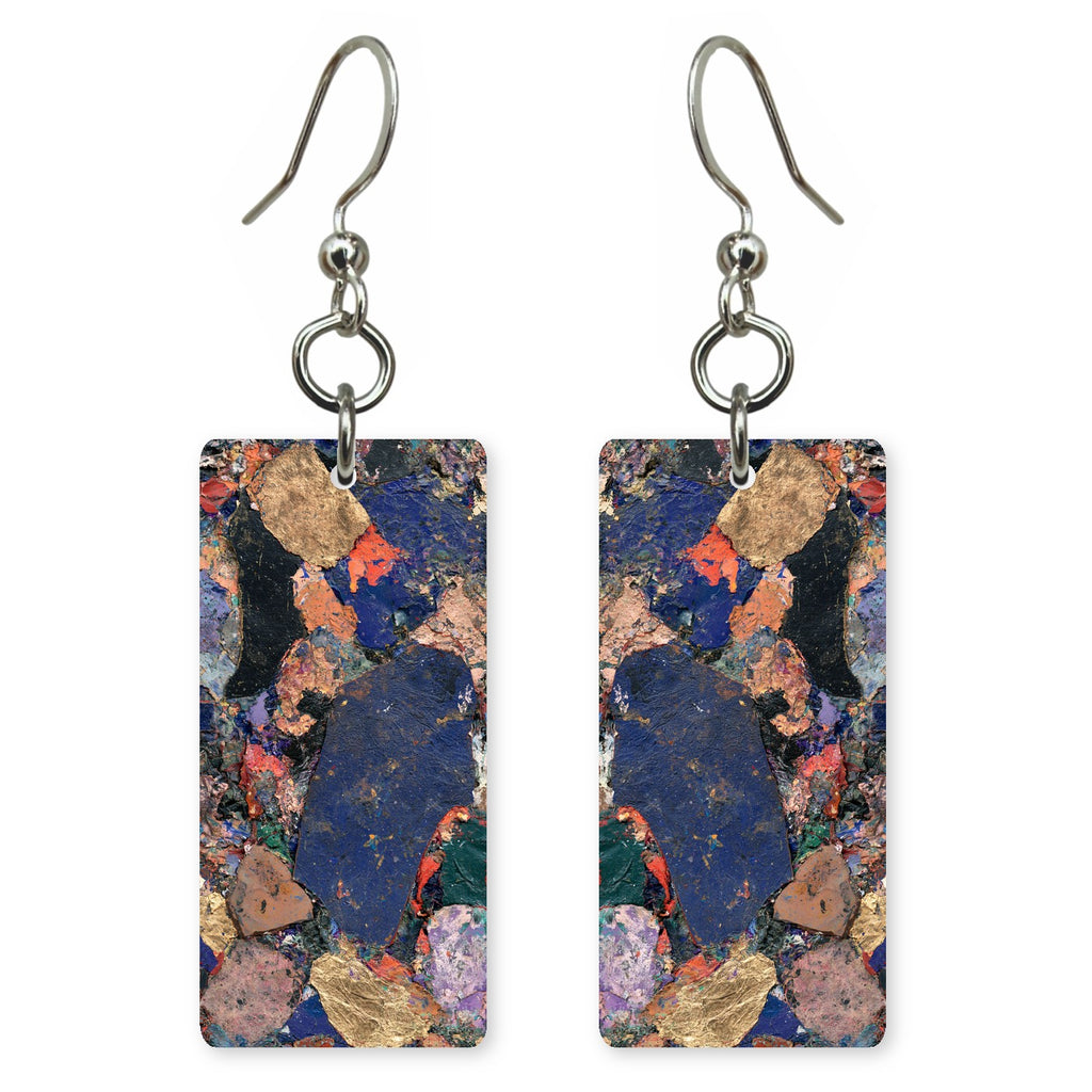 Plum and Gold Awestruck Earrings | FWX1908