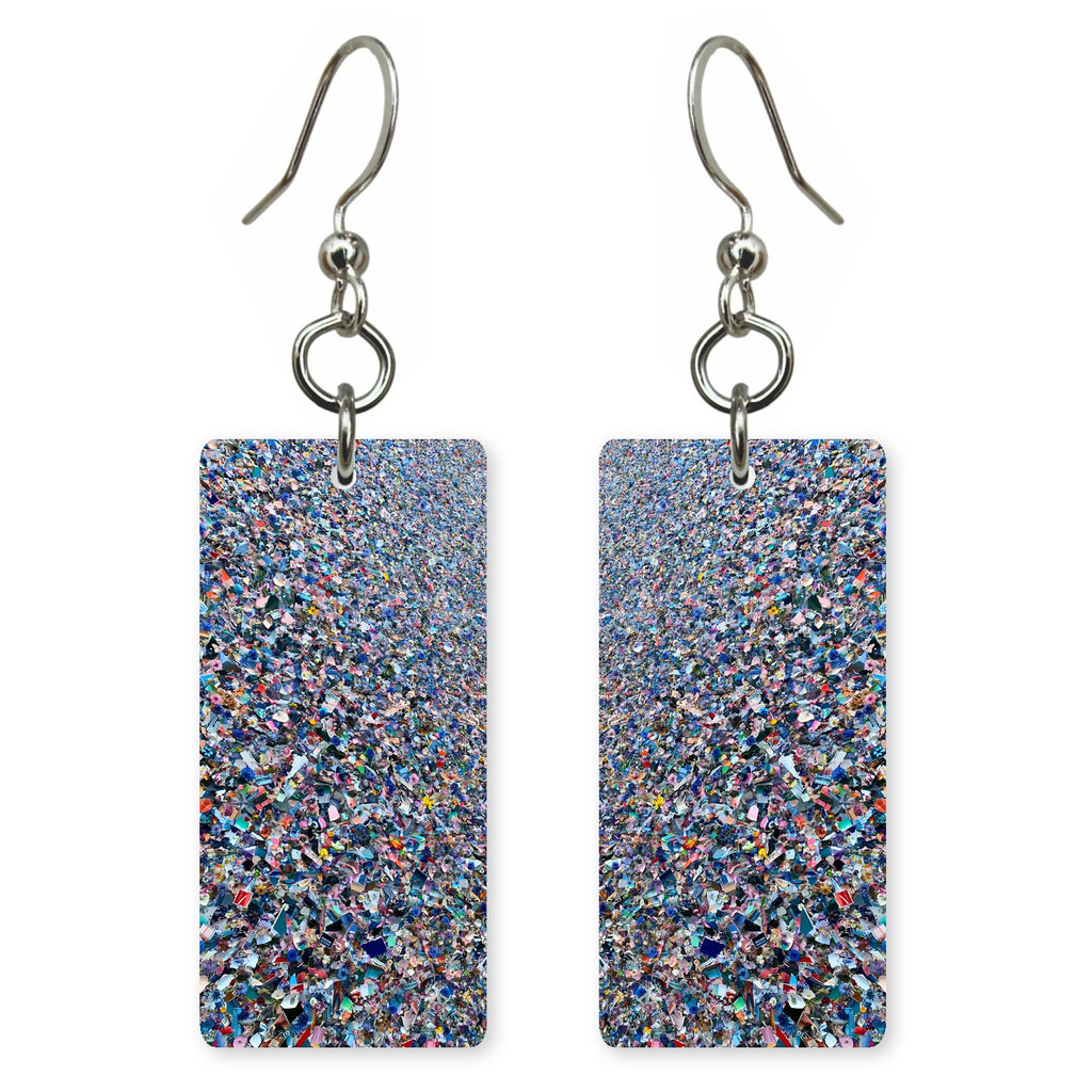 Denim Restlessness Chattering Earrings | FWX190