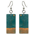 Teal Ochre Gratitude Earrings | FWX1957