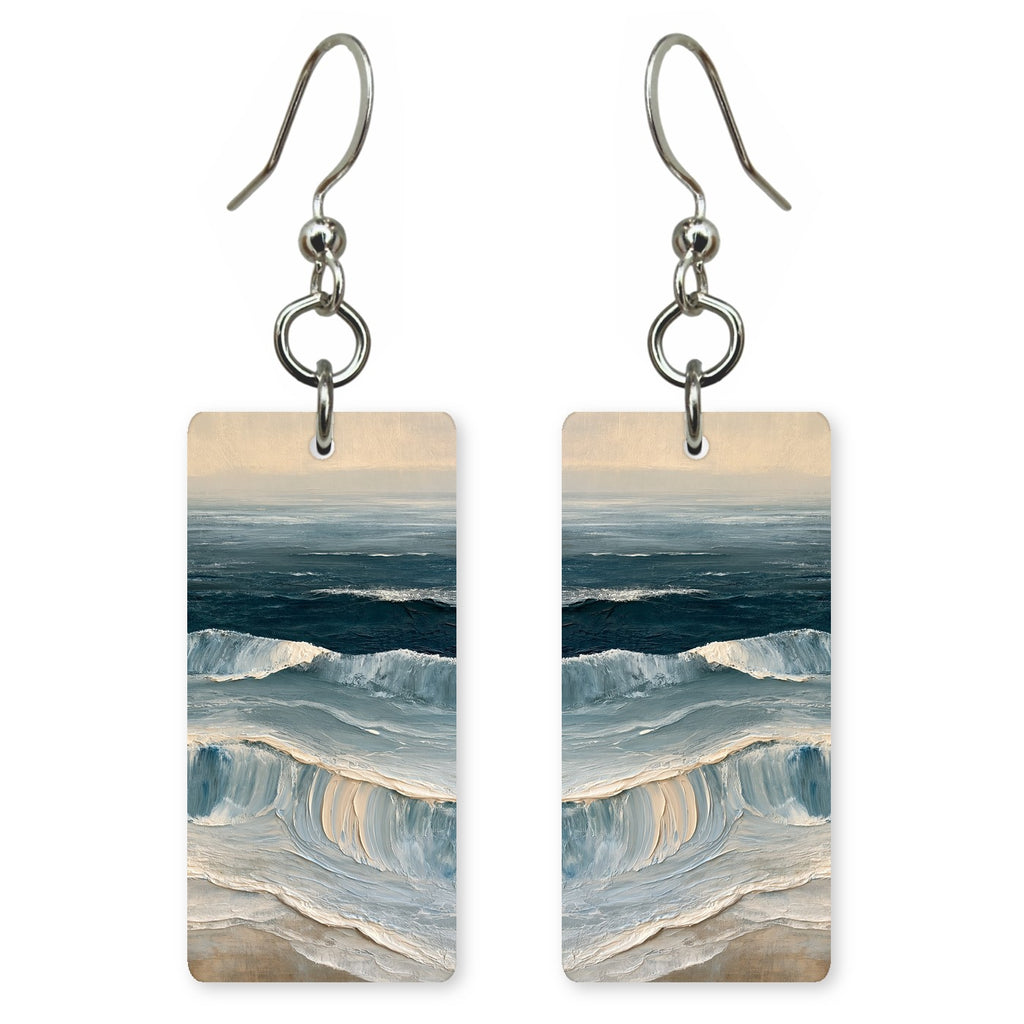Cobalt Wave Release Earrings | FWX1958