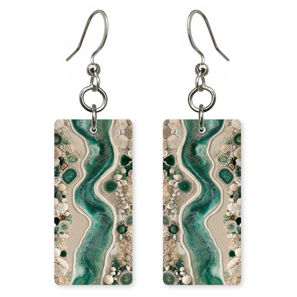 Jade Cream Belonging Earrings | FWX1959