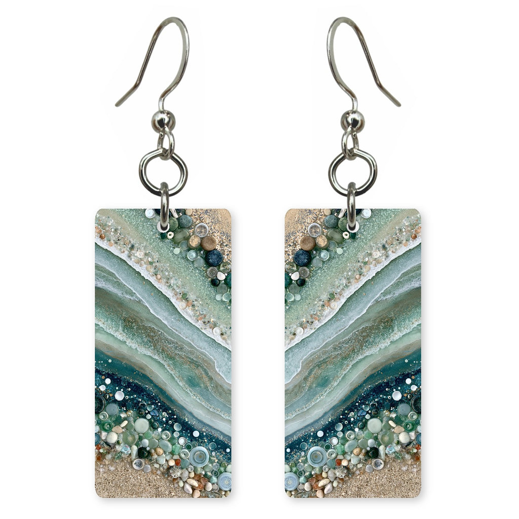 Sea Glass Gratitude Earrings | FWX1966