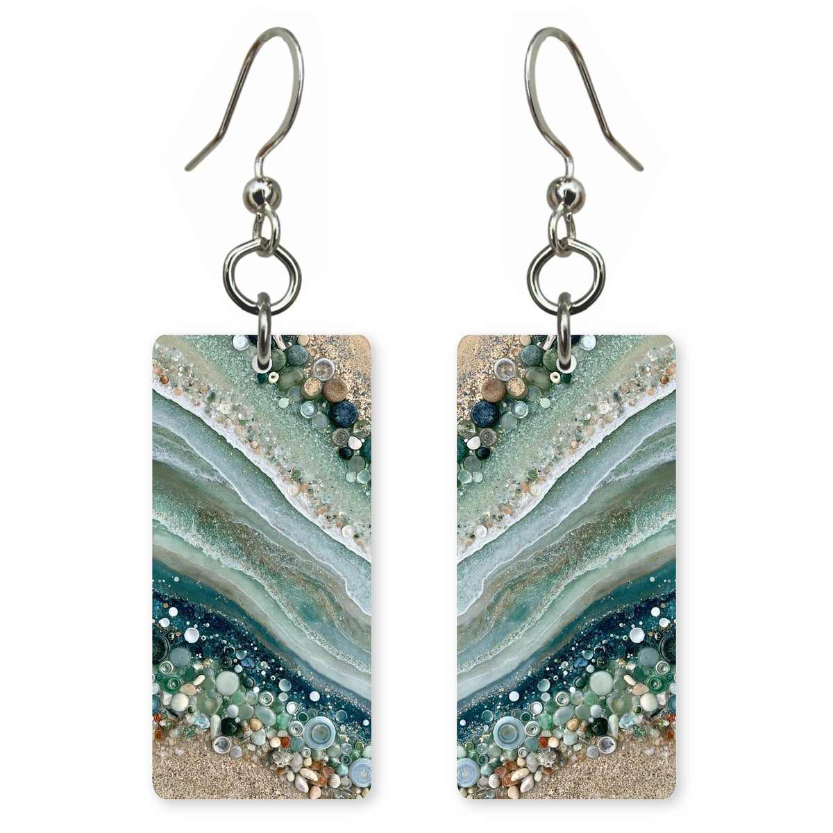 Sea Glass Gratitude Earrings | FWX1966