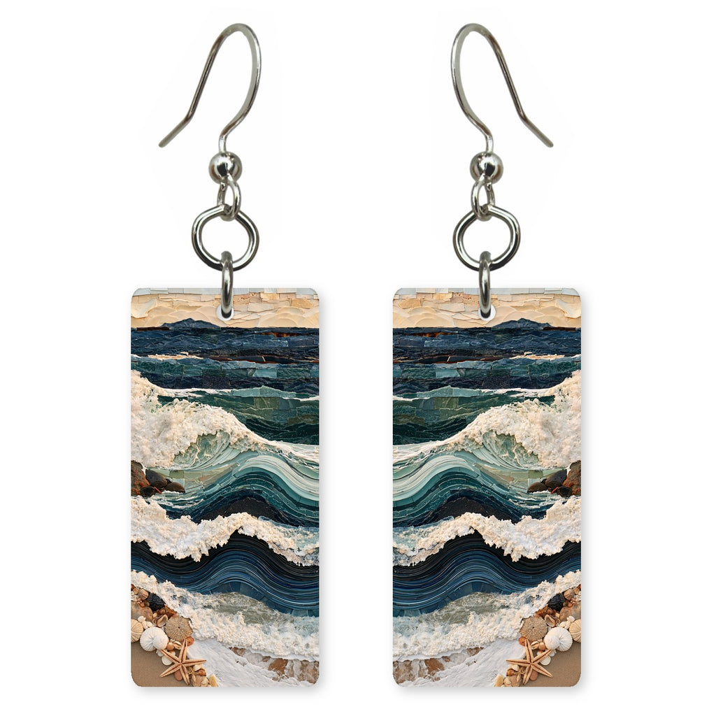Slate Navy Restlessness Earrings | FWX1971