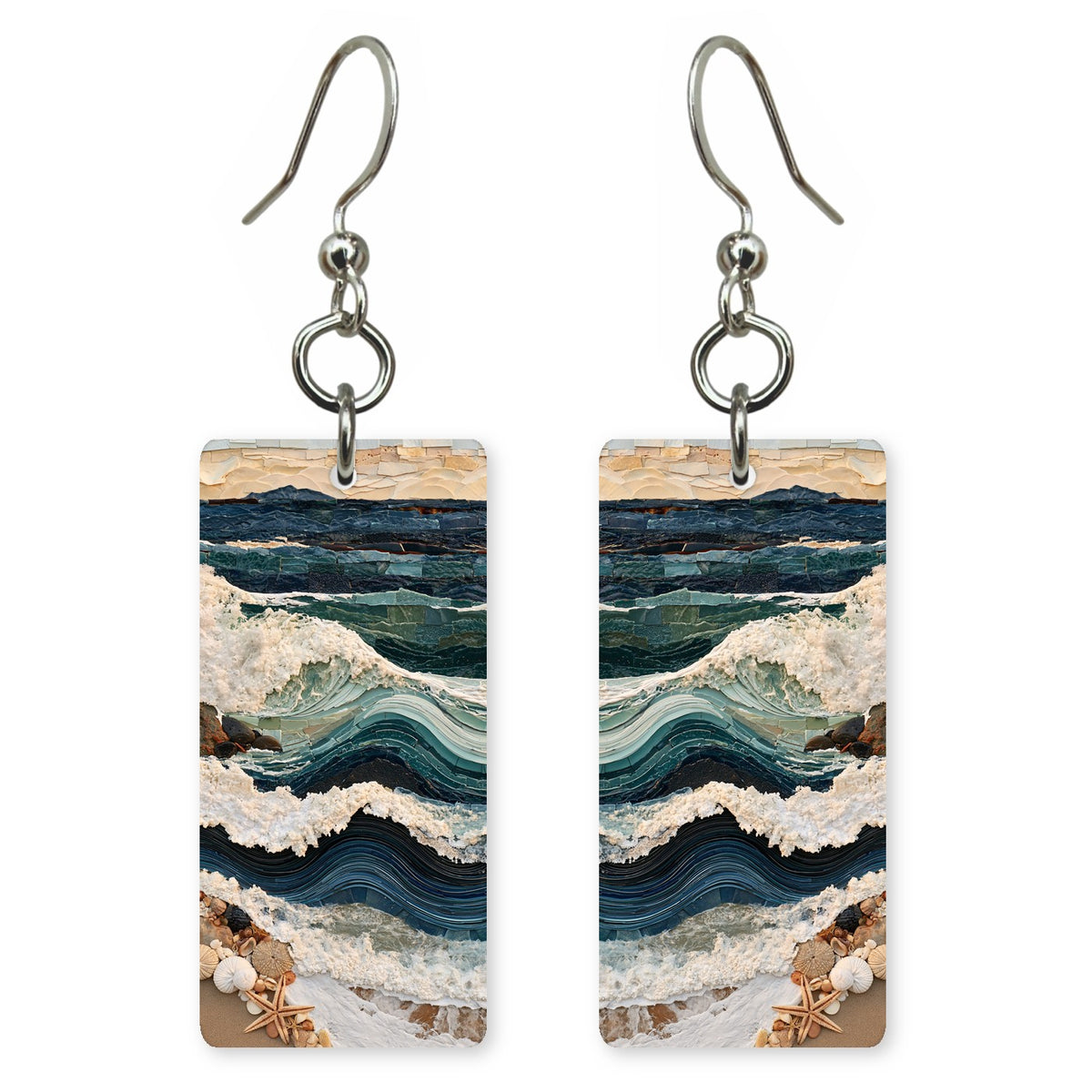 Slate Navy Restlessness Earrings | FWX1971