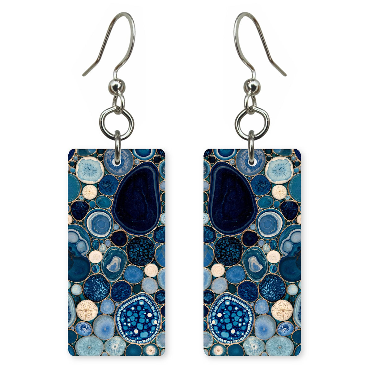 Indigo Cream Awe Earrings | FWX1974