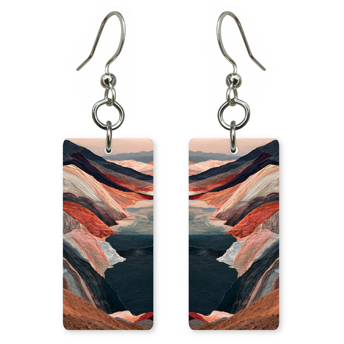 Rose Navy Tenderness Earrings | FWX1977