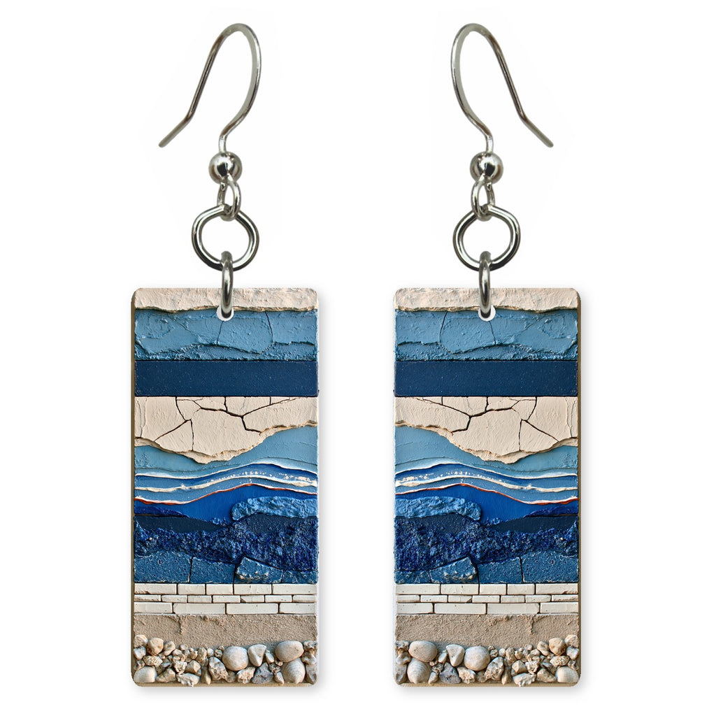 Cobalt Cream Endurance Earrings | FWX1980