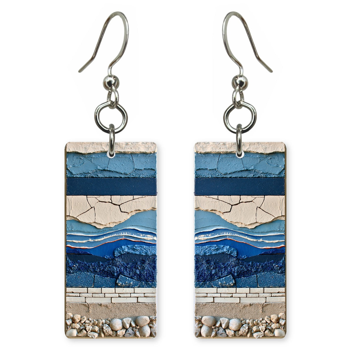 Cobalt Cream Endurance Earrings | FWX1980