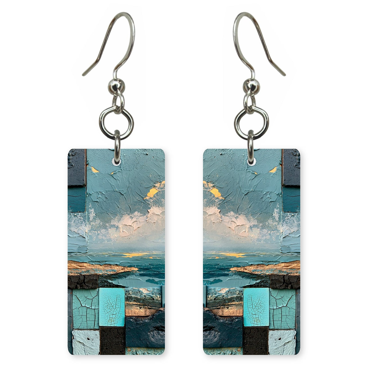 Turquoise Faded Nostalgia Earrings | FWX1986
