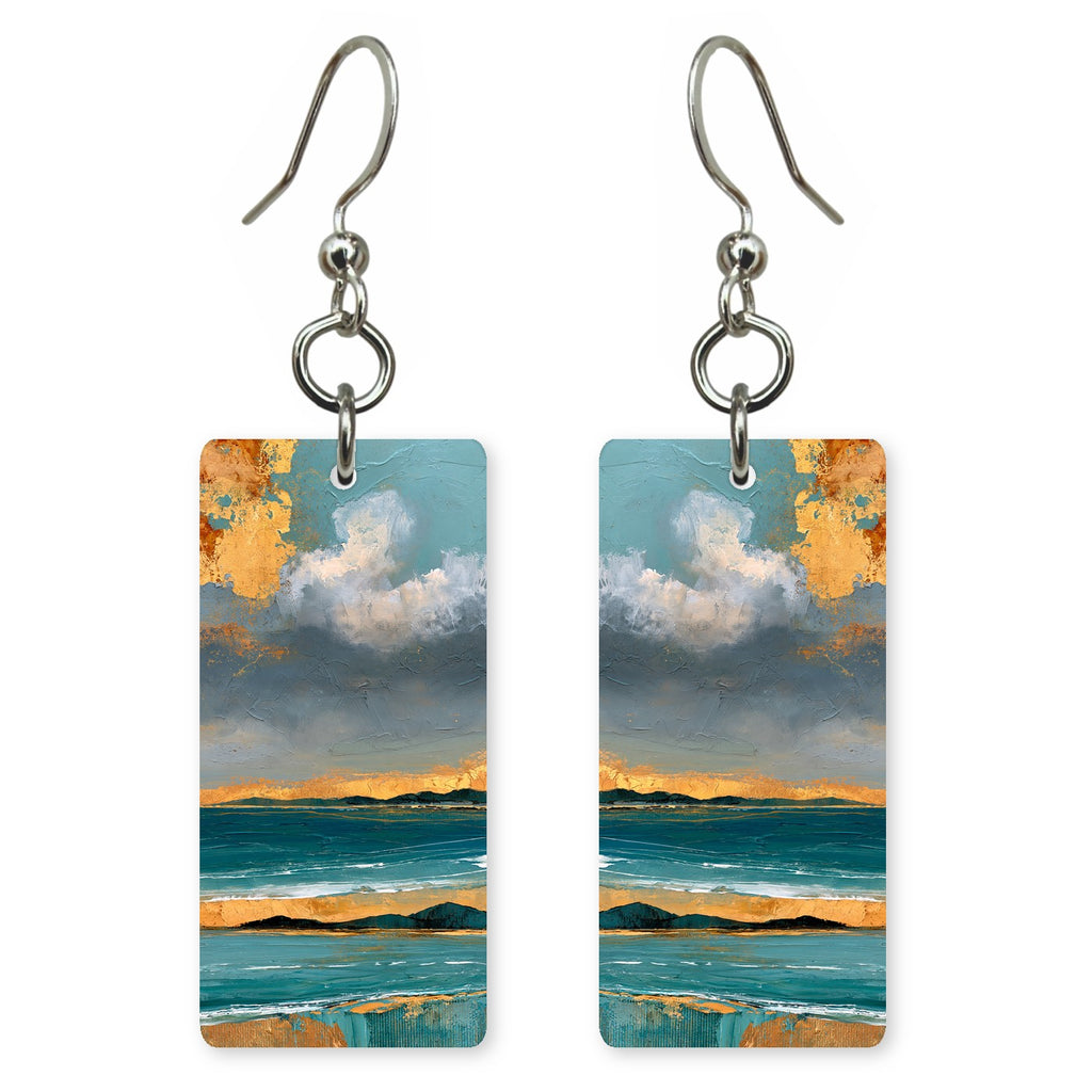 Gold Expectant Morning Earrings | FWX1991