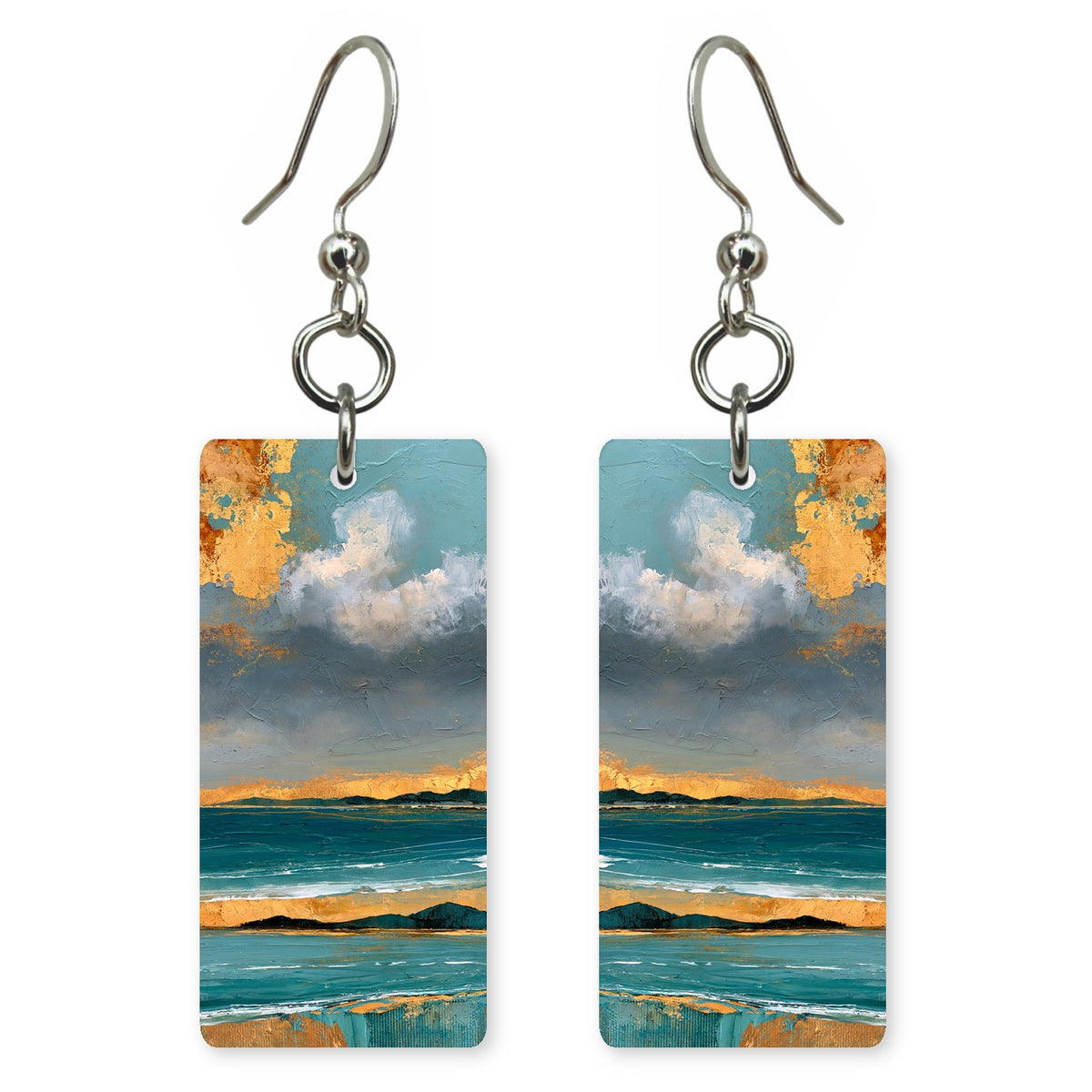 Gold Expectant Morning Earrings | FWX1991