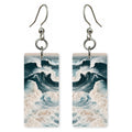 Navy Fury Crashing Earrings | FWX1994