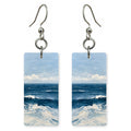 Cobalt Wide Freedom Earrings | FWX1995