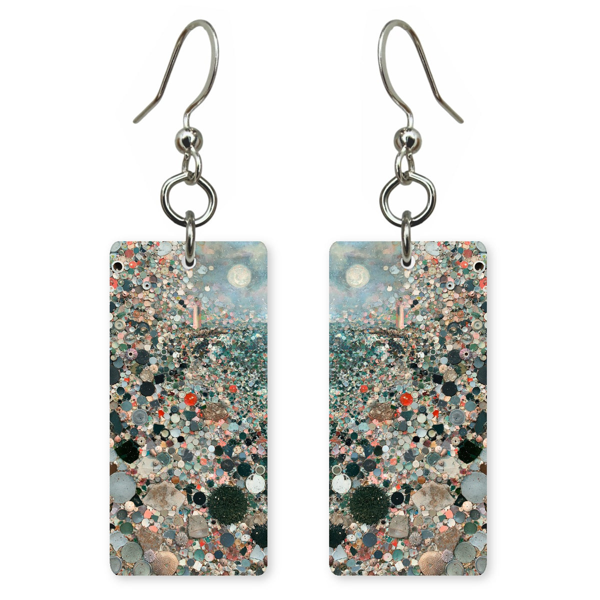 Pebble Gray Patience Earrings | FWX1996