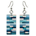 Teal Navy Hushed Calm Earrings | FWX1997