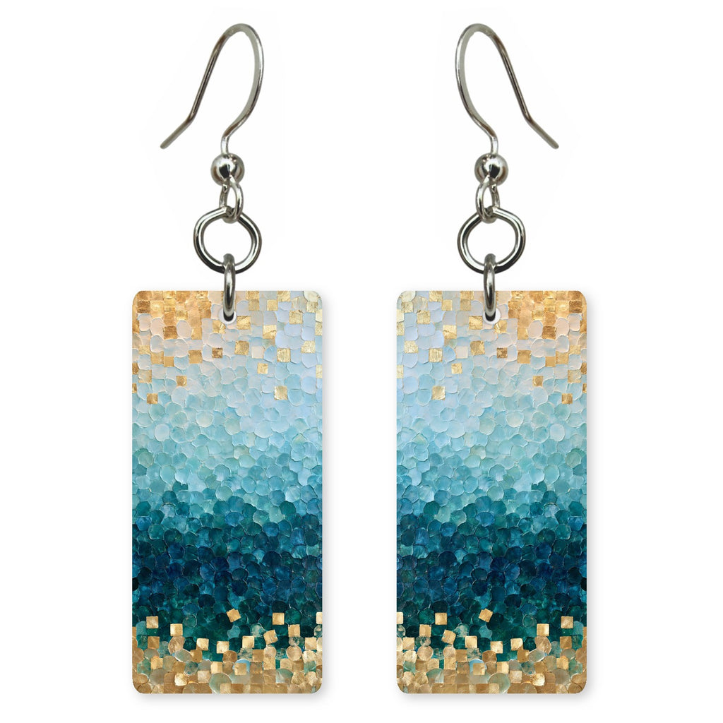 Gilded Teal Hope Earrings | FWX1999