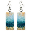 Gilded Teal Hope Earrings | FWX1999