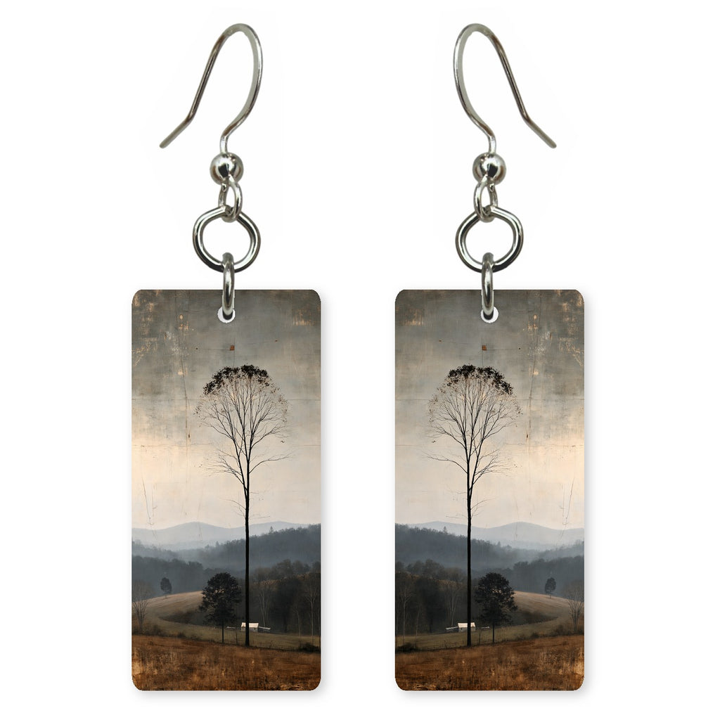 Gray Ochre Patience Earrings | FWX2012
