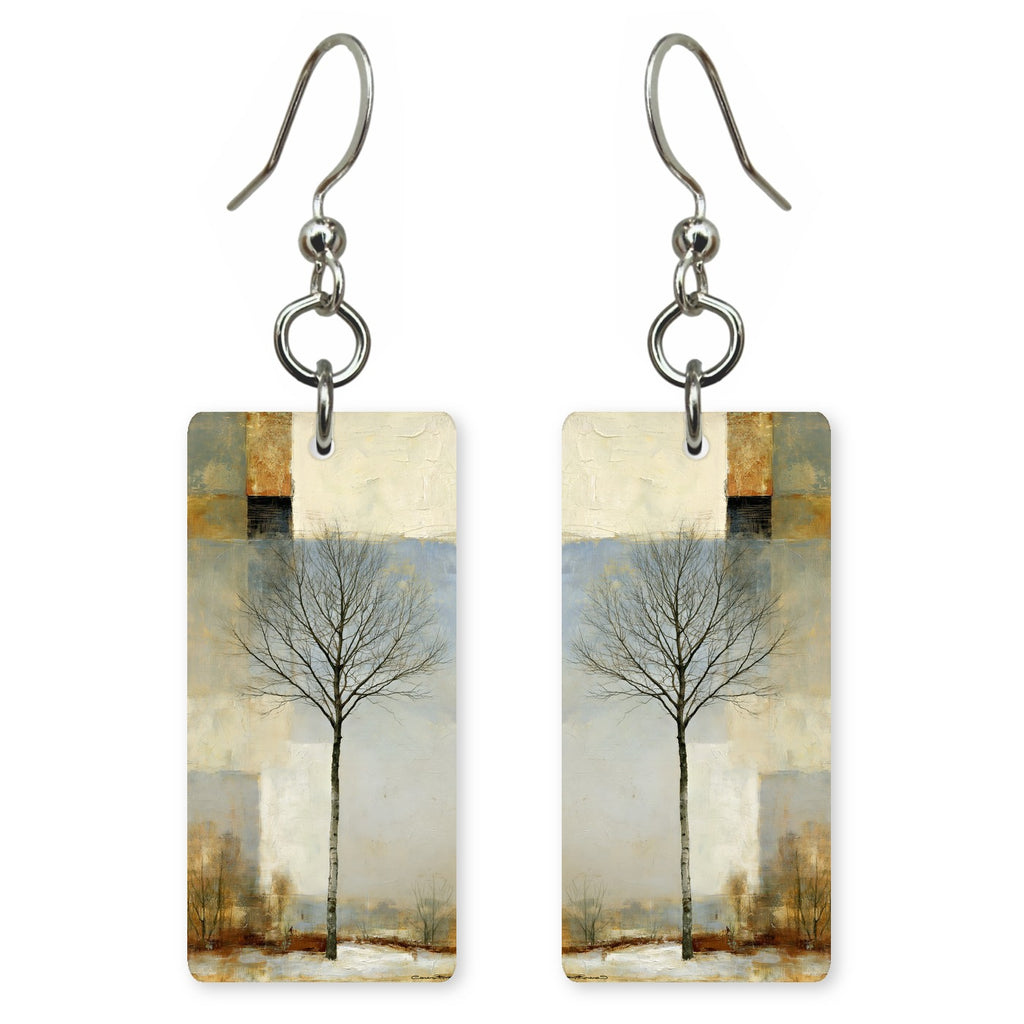 Cream Winter Waiting Earrings | FWX2015