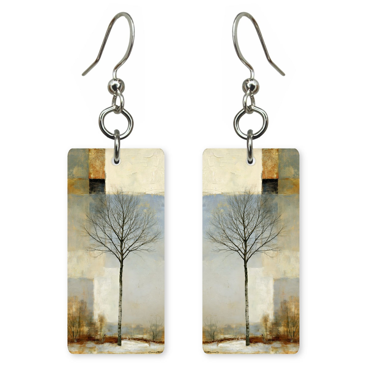 Cream Winter Waiting Earrings | FWX2015