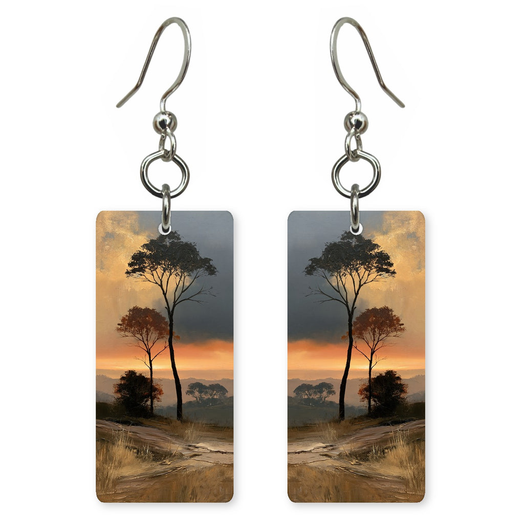 Amber Lone Gratitude Earrings | FWX2018