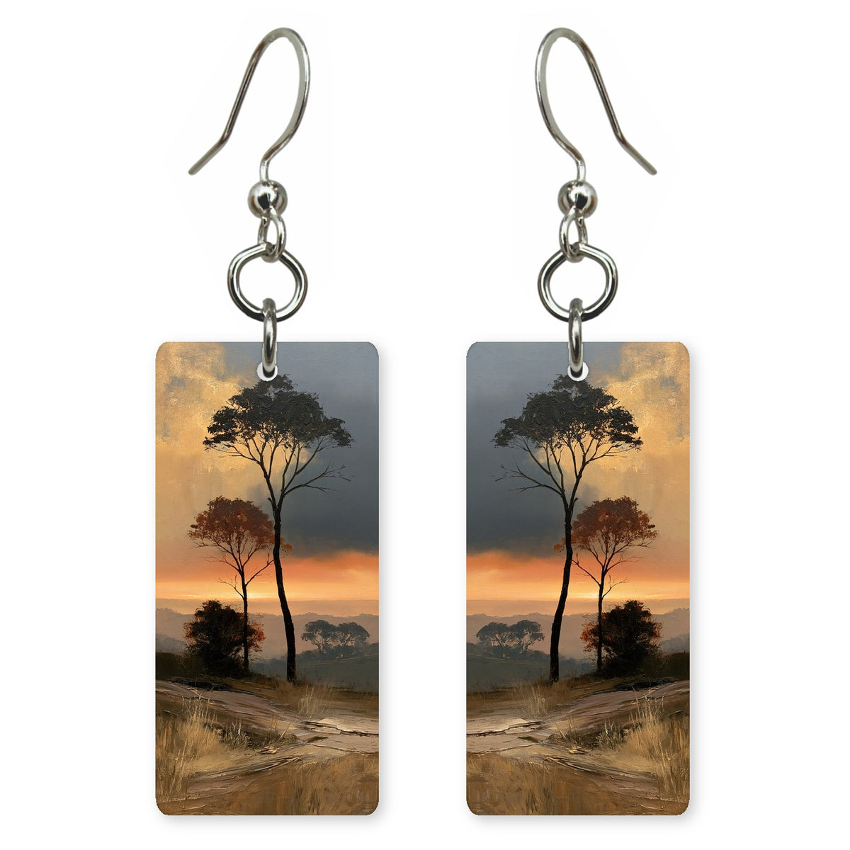 Amber Lone Gratitude Earrings | FWX2018